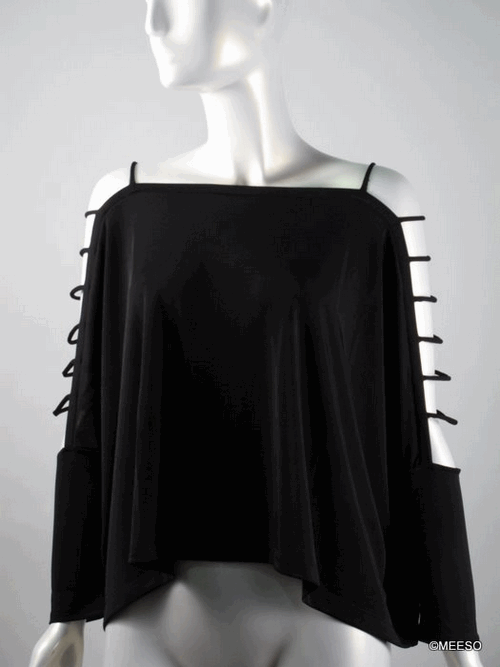 Long Sleeve Cage Top